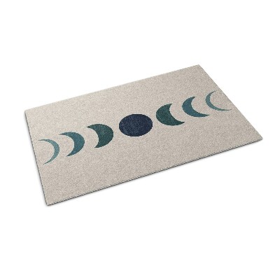 Outdoor-Türmatte vor der Tür Mond-Muster