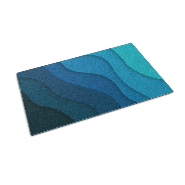 Eingangsmatte Schattierungen von Blau