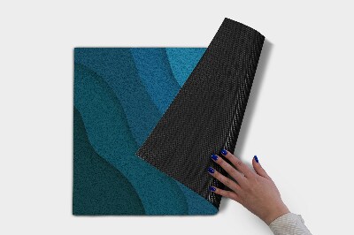 Eingangsmatte Schattierungen von Blau