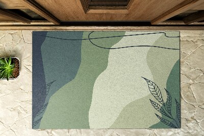 Matten für den Außenbereich vor der Tür Pastellgrün