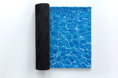Matten für den Außenbereich vor der Tür Wasserwellen