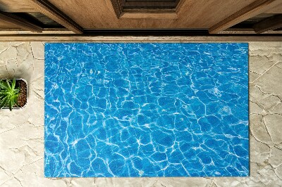 Matten für den Außenbereich vor der Tür Wasserwellen