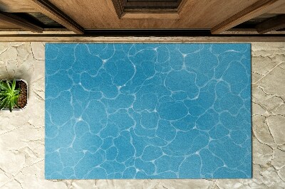 Große Outdoor-Fußmatte Wasseroberfläche