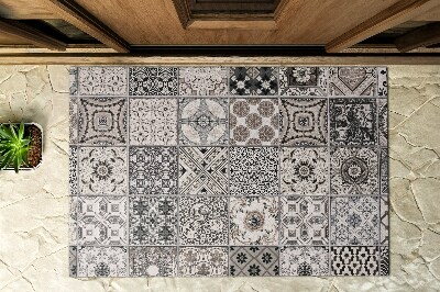 Türmatte außen Geometrisches Mosaik