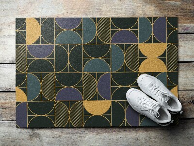 Fußmatte für draußen Art Deco Abstrakt