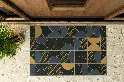 Fußmatte für draußen Art Deco Abstrakt