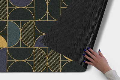 Fußmatte für draußen Art Deco Abstrakt