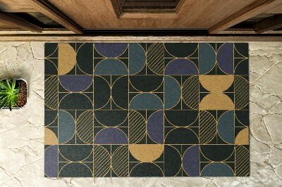 Fußmatte für draußen Art Deco Abstrakt
