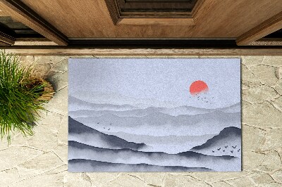 Fußmatte für draußen Sonnenuntergang