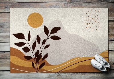 Fußmatte für draußen Sommer-Landschaft