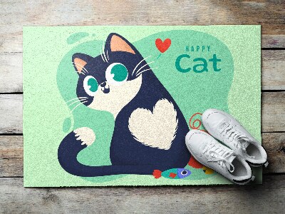 Fußmatte für den Außenbereich Niedliche Katze