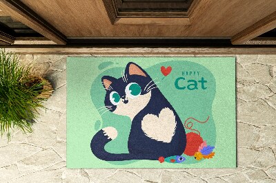 Fußmatte für den Außenbereich Niedliche Katze