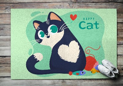Fußmatte für den Außenbereich Niedliche Katze