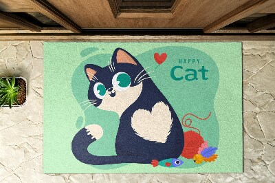 Fußmatte für den Außenbereich Niedliche Katze