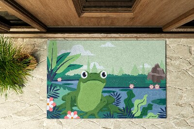 Fußmatte für draußen Tropischer Frosch