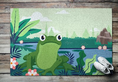 Fußmatte für draußen Tropischer Frosch