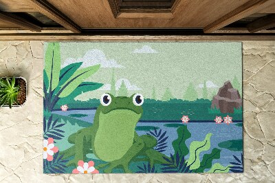 Fußmatte für draußen Tropischer Frosch