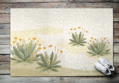 Fußmatte für draußen Wüstenblumen
