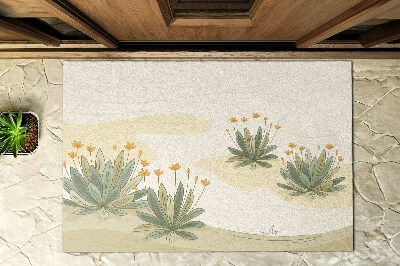 Fußmatte für draußen Wüstenblumen