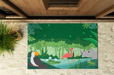 Fußmatte für draußen Tropische Tiere