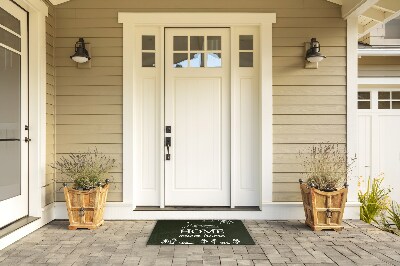 Outdoor-Türmatte vor der Tür Süßes Zuhause
