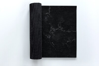 Outdoor-Türmatte vor der Tür Monochromer Marmor