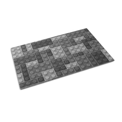 Eingangsmatte Geometrische Blöcke