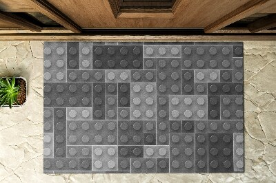 Eingangsmatte Geometrische Blöcke