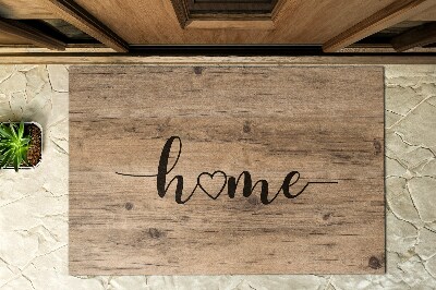 Matten für den Außenbereich vor der Tür Holz Zuhause