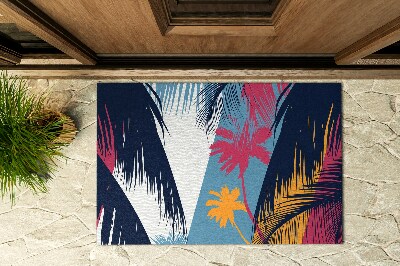 Matten für den Außenbereich vor der Tür Landschaft mit Palmen