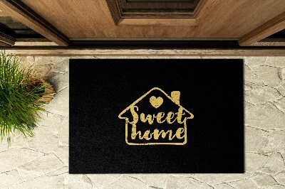 Große Außenmatte Mit Home Sweet Home-Schild