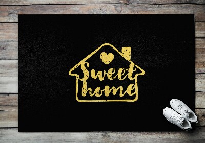 Große Außenmatte Mit Home Sweet Home-Schild