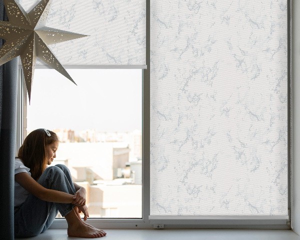 Fensterrollos mit einzigartigen Texturen