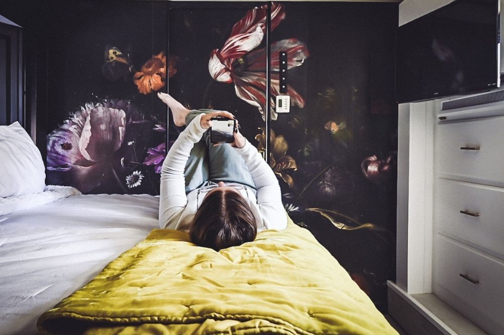 Schlafzimmer-Tapete
