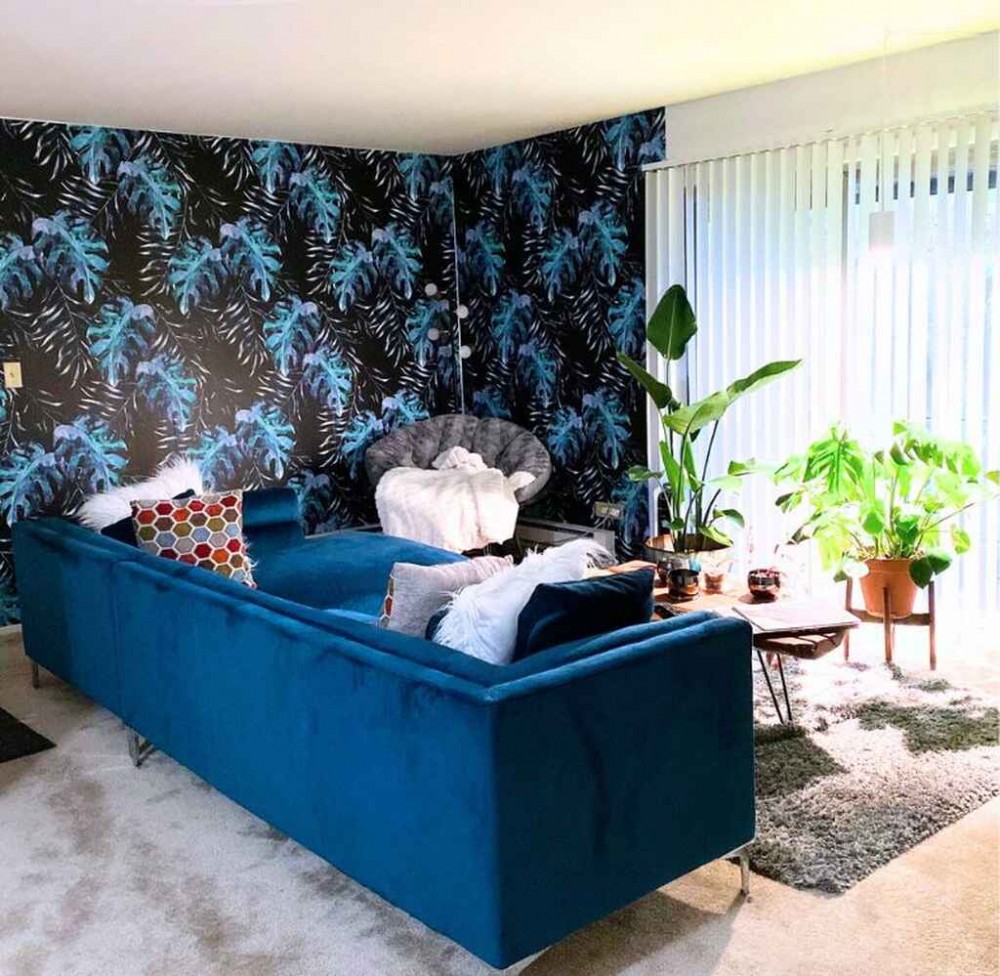 Wie wählt man eine Tapete für sein Wohnzimmer aus?