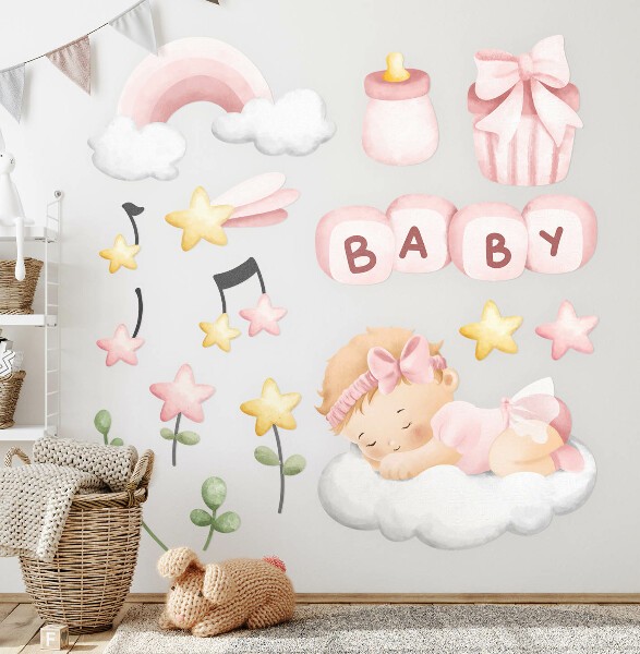 Wandtattoos Babys und Kinder Figuren
