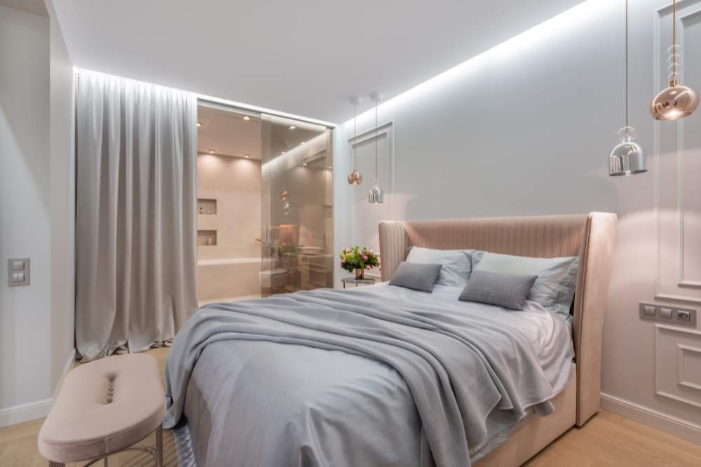 Glamour-Schlafzimmer
