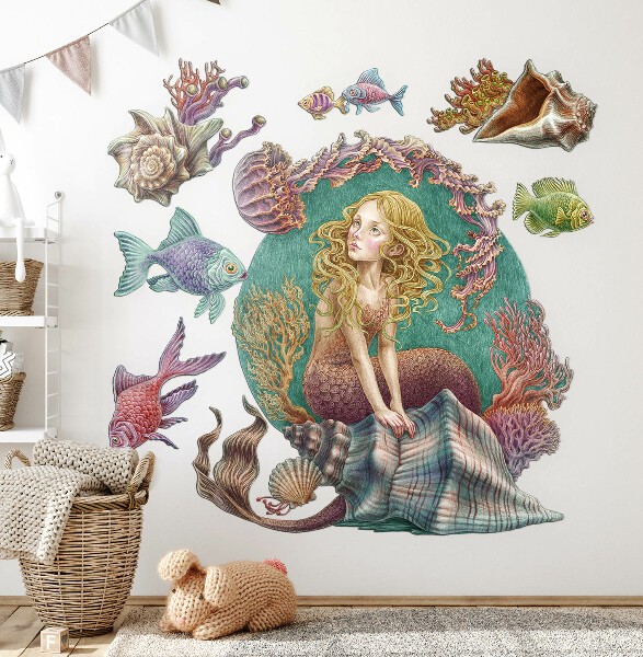 Fantasievolle Wandtattoos Kinder