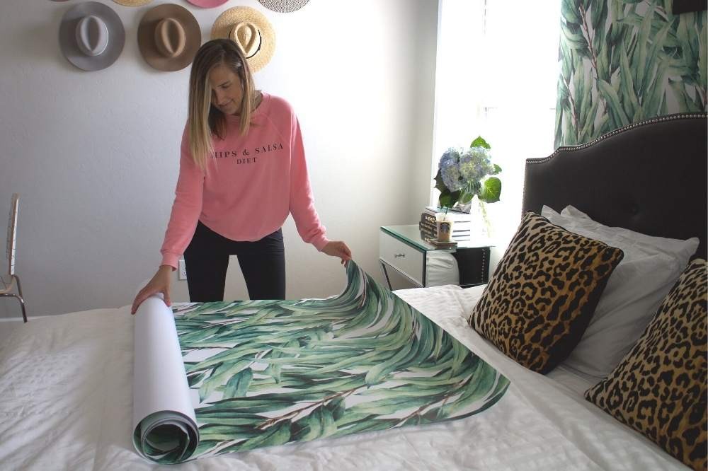 Tapete für eine Wand