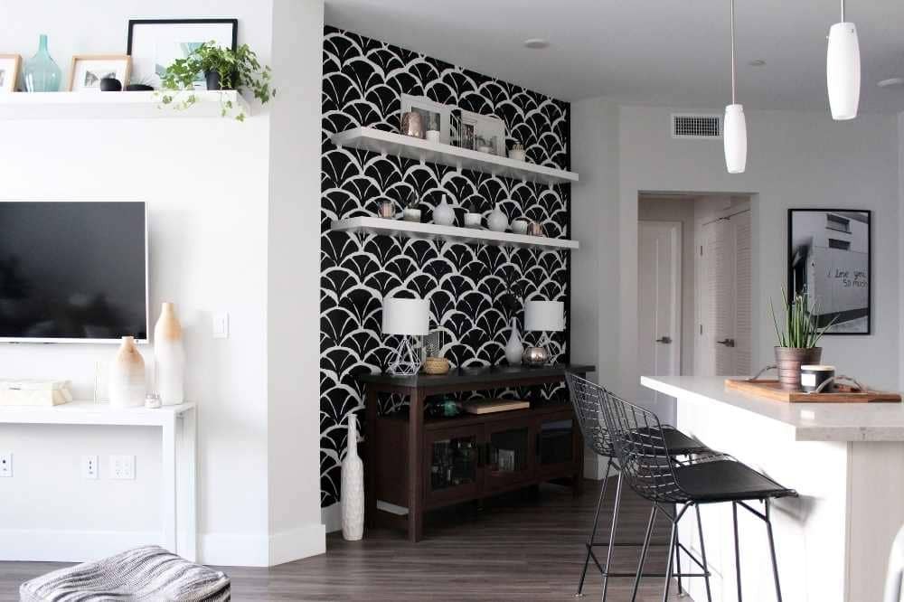 Tipps zur Gestaltung des Schwarz-Weiß-Wohnzimmers