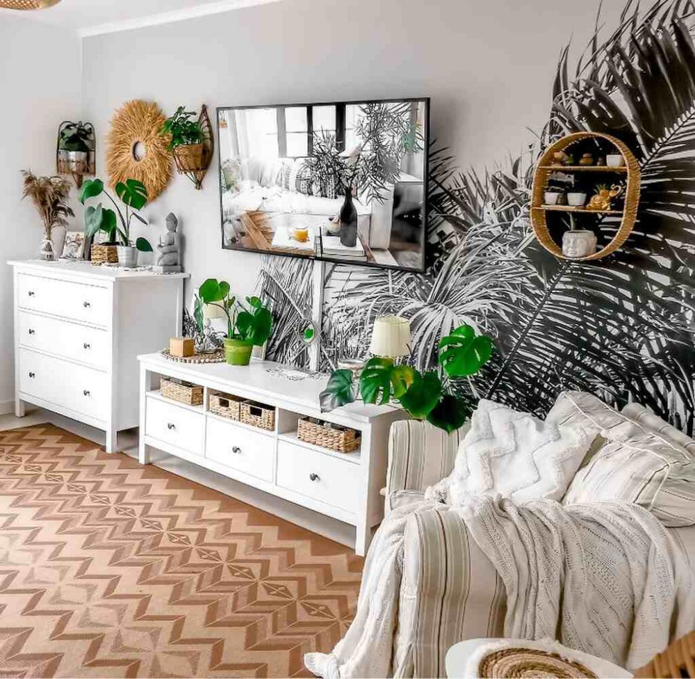 Wie wählt man eine Tapete für sein Wohnzimmer aus?