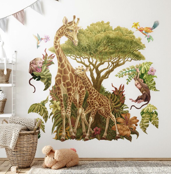 Wandsticker Tiere für Kinderzimmer