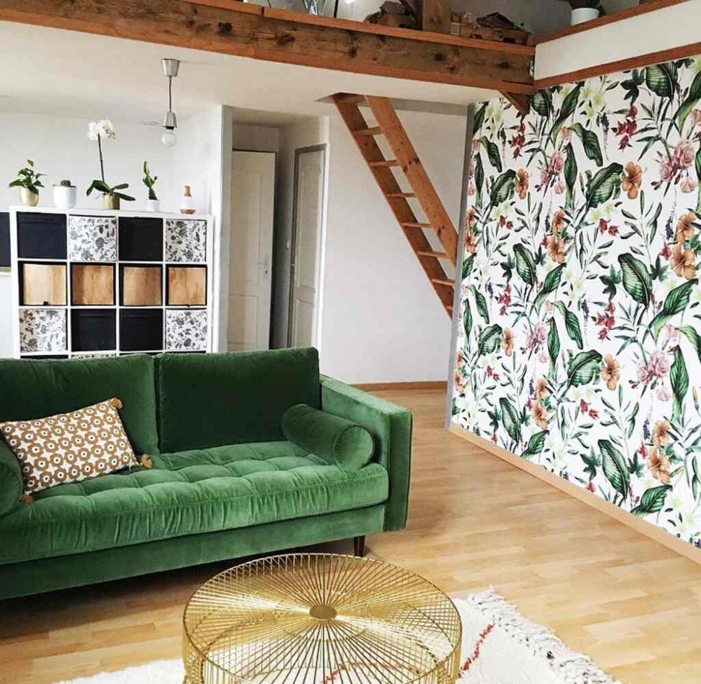 Wie wählt man eine Tapete für sein Wohnzimmer aus?